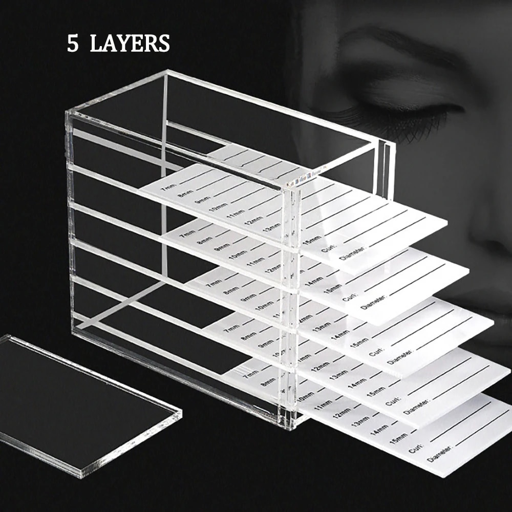 Eyelash Extension Equipment - Caixa de armazenamento de extensões de