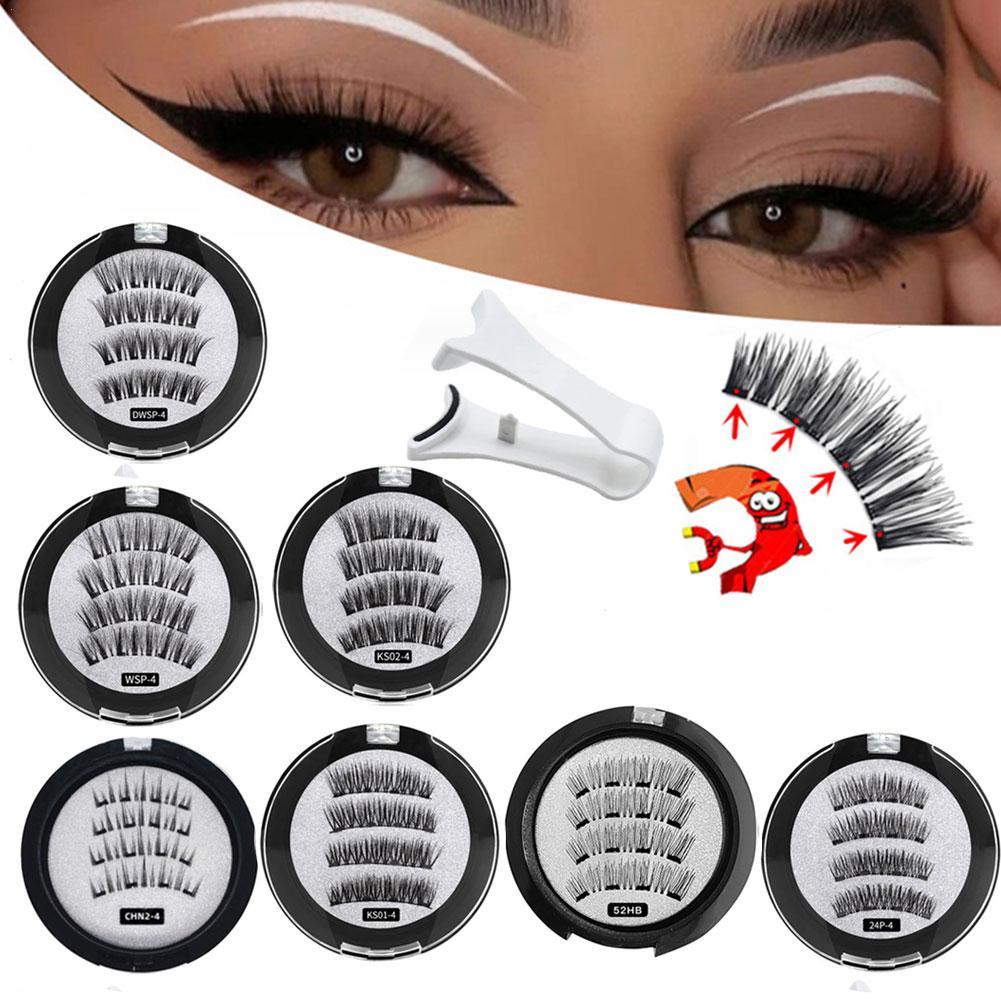 Eyelash Extension Equipment - 2 pares de cílios postiços magnéticos