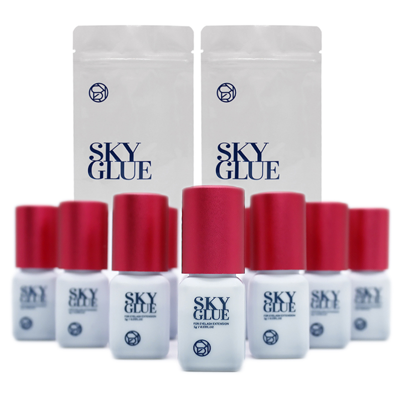 Eyelash Extension Korean Style - 10 garrafas de cola para extensão