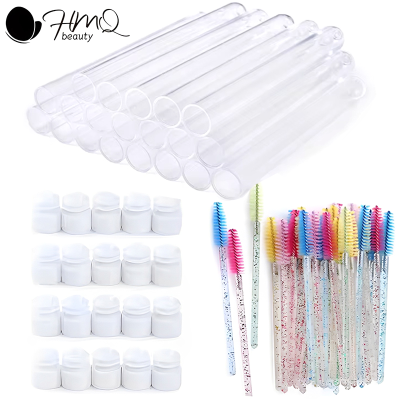 Eyelash Extension Options - Tubo de escova de cílios com