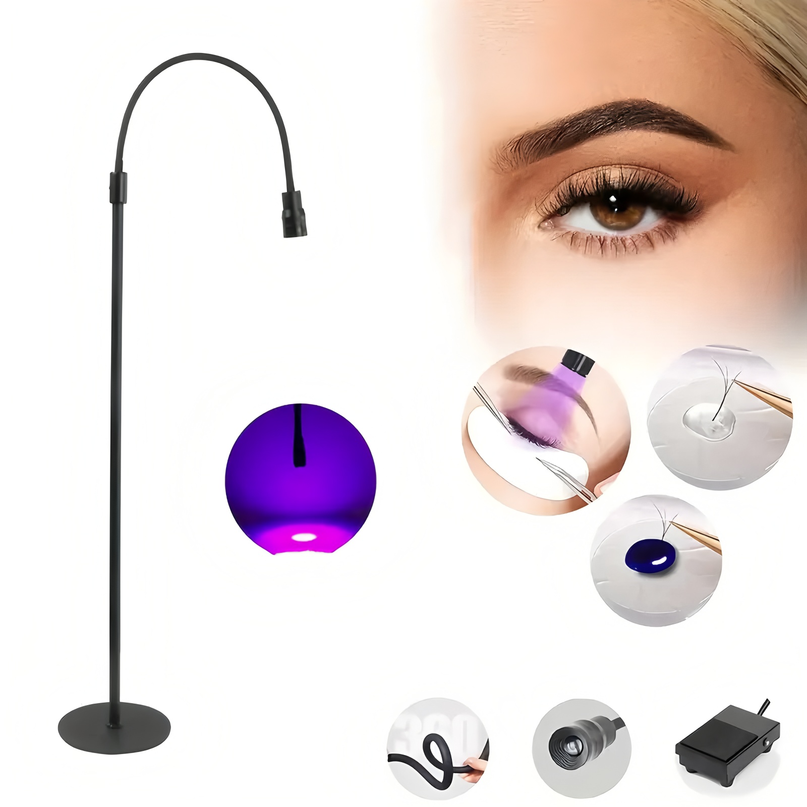 Eyelash Extension Led - Luz de lash led 5w para
