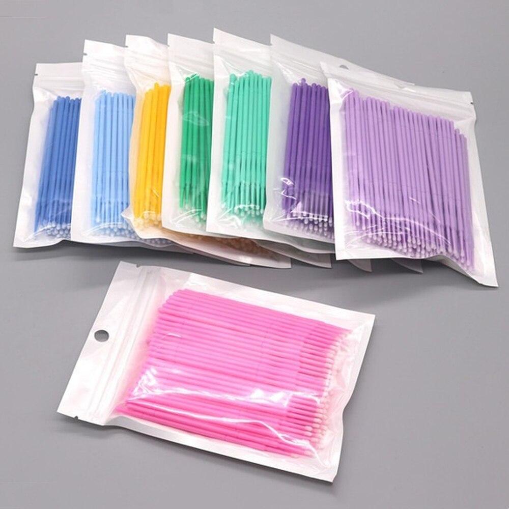 100pcs/lote Micro Escovas para - Eyelash Extension Options avaliação e preço