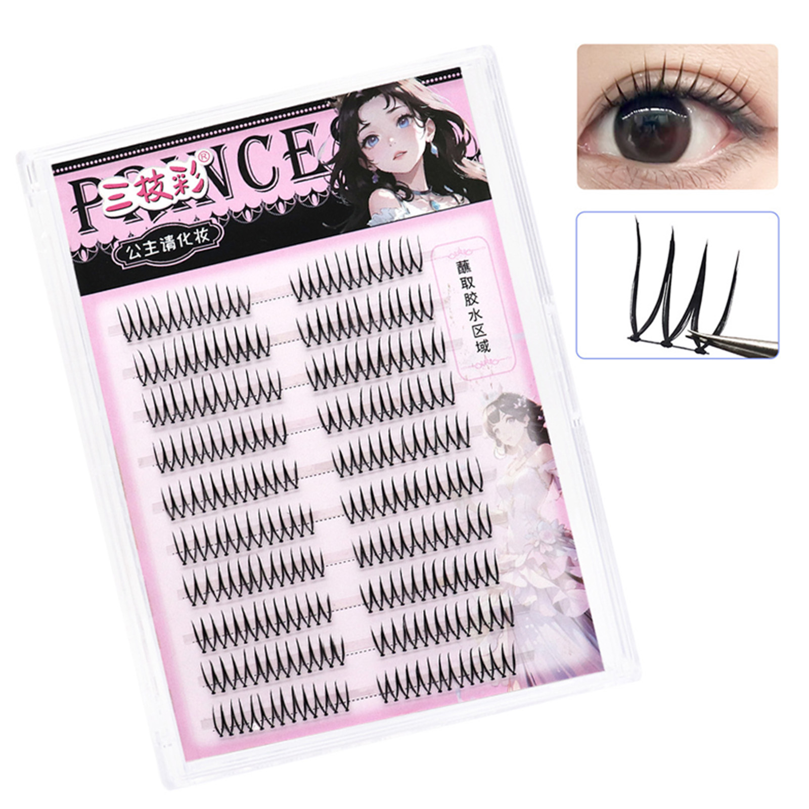 Cílios postiços estilo ídolo c - Eyelash Extension Korean Style avaliação e preço