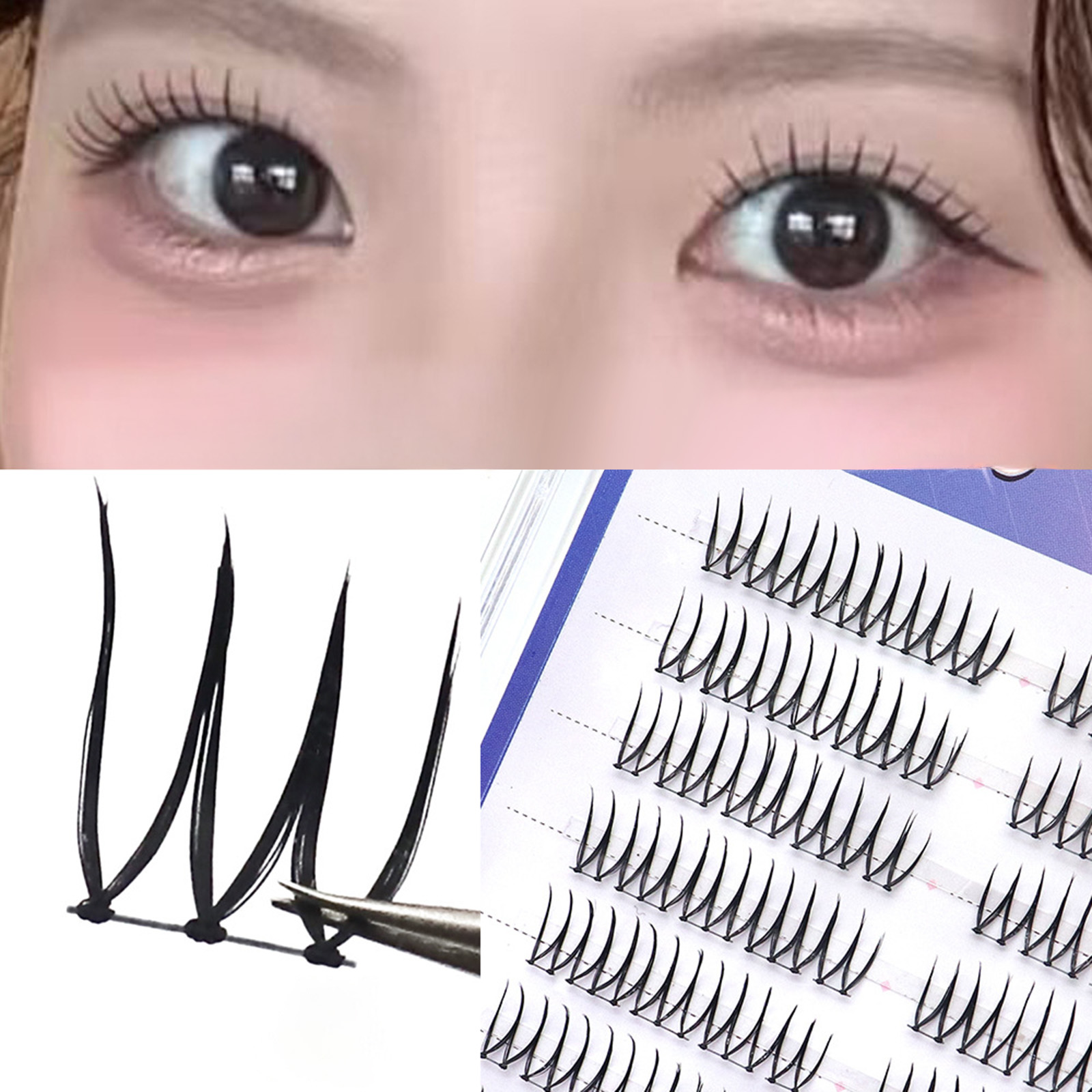 Cílios postiços estilo ídolo c - Eyelash Extension Korean Style avaliação e preço