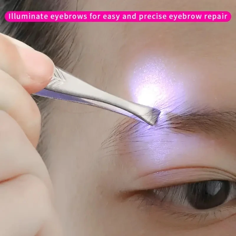1/2 pçs pinça de sobrancelha c - Eyelash Extension Led avaliação e preço