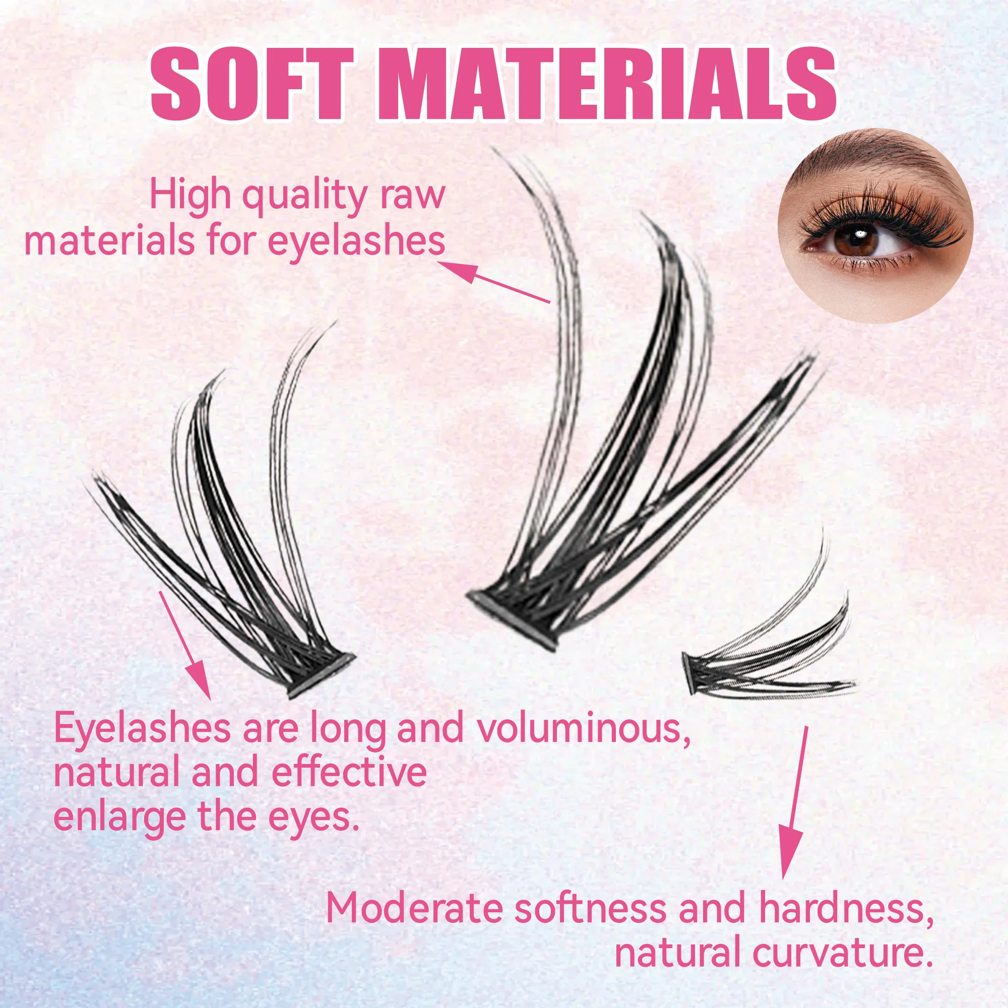 Cílios Postiços em Cachos 200  - Eyelash Extension Equipment avaliação e preço